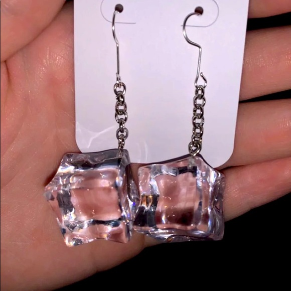 Ice Cube Earrings - Picture 1 of 1